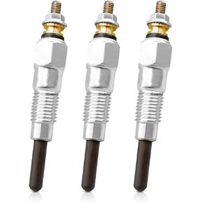 Glow Plugs Set Fit for John Deere 330 332 375 430 435 455 6x4 655 670 X495 X595 F915 F925 F935 1435 2020 2030 Tractors Replace M87919 0-250-202-110 0-250-202-014 0-250-202-015 CH102 CH129 CH161