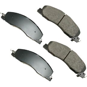 Akebono ACT1399 Ultra Premium Brake Pad Set, 1 Pack , GREY