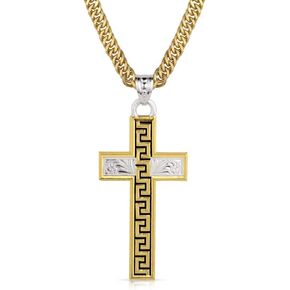Montana Silversmiths Surnrise Mesa Cross Necklace