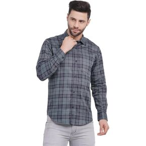 Men's Regular-Fit Long-Sleeve Casual Poplin Shirt