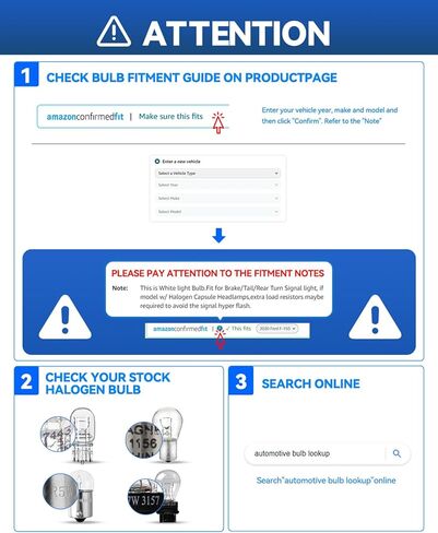 Marsauto 168 194 LED Light Bulb, T10 Light Bulbs White 6000K Super Bright 2835SMD Chip Replacement LED Bulbs for Backup Reverse Lights Car Dome Map Door Courtesy License Plate Lights (Pack of 4) in Kuwait