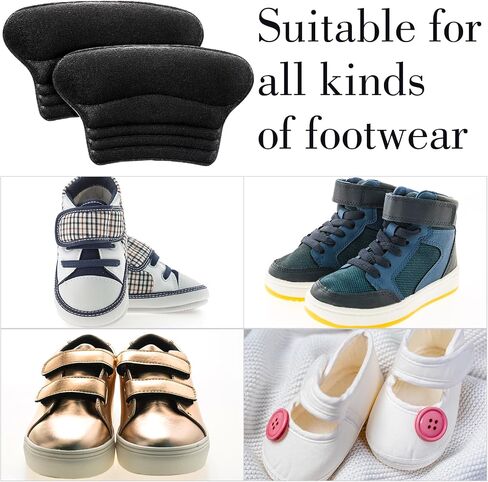 Heel Pads for Shoes, 6 Pairs Heel Grips Shoe Heel Inserts for Shoes Too Big Soft Heel Cushion Pads Shoe Filler Inserts Heel Guards Liners for Loose Shoes Heel Slipping Rubbing Improve Shoe Fit in Saudi Arabia