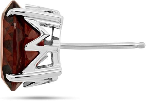 2.5CT Oval Cut Birthstone Earrings for Women Gemstone Stud in 925 Sterling Silver – 10 x 8mm Hypoallergenic – Push Back Stone Studs Set Earings by Nicole Miller Fine Jewelry in Saudi Arabia