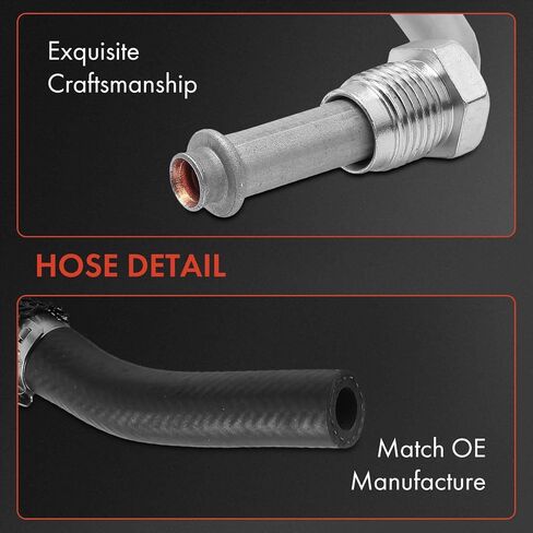 A-Premium Power Steering Hose Return Hose Line Assembly Compatible with Chevrolet Equinox 2008-2009 & Saturn Vue 2008-2010 & Pontiac Torrent 2008-2009, Replace# 25955019 in Saudi Arabia