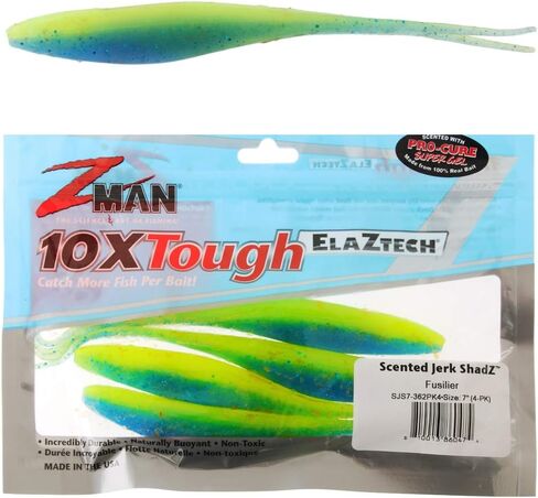Z-MAN Z Man Sjs Elaztech Jerk Shadz طعم السباحة المعطر ' in Saudi Arabia