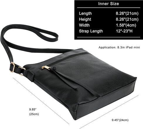 Women's Crossbody Bag Purse with Adjustable Shoulder Strap,Vegan Leather Travel Accessory for Women in Saudi Arabia