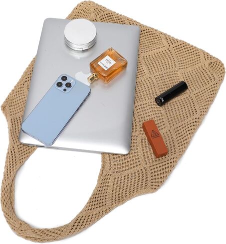 Crochet Tote Bags Summer Beach Bag for Women Vacation Mesh Knit Bag Hippie Bag in Saudi Arabia