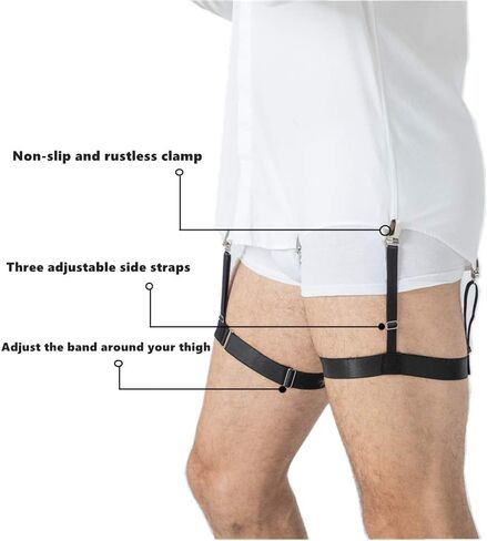 Men's Shirt Stays/holder for Tucking, Garter and holder, Securing Shirt Position for Men in Saudi Arabia
