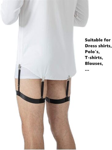 Men's Shirt Stays/holder for Tucking, Garter and holder, Securing Shirt Position for Men in Saudi Arabia