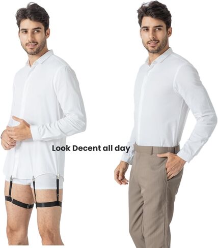 Men's Shirt Stays/holder for Tucking, Garter and holder, Securing Shirt Position for Men in Saudi Arabia