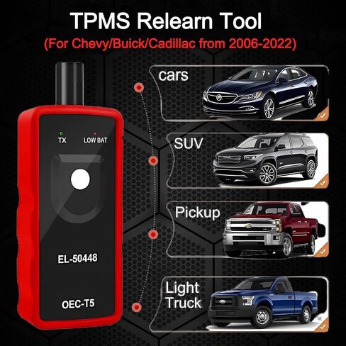 EL-50448 TPMS Relearn Tool for GM, TPMS Reset Tool, Tire Pressure Monitoring System Sensor Activation TPMS Tool for Chevy, for Buick, for Opel, for Cadillac and More Vehicles 2006-2023 in Saudi Arabia