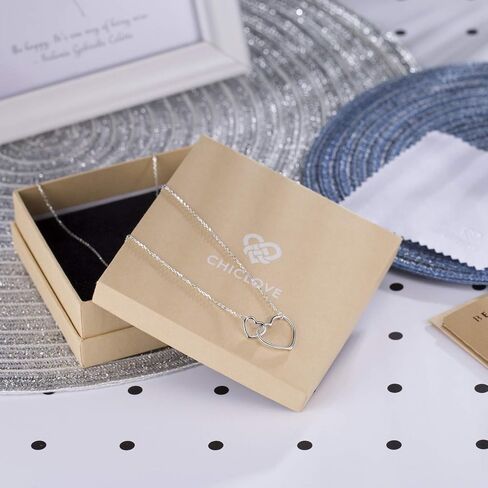 Aunt and Niece Necklace, 925 Sterling Silver, Best Aunt Gifts, Gifts for Aunts, Best Aunt Ever Gift Jewelry, Pendant Necklaces for Aunt, Mother's Day in Saudi Arabia