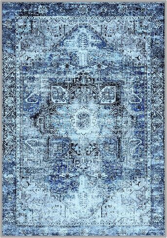 سجادة صغيرة قابلة للغسل مقاس 2 × 4 - سجادة عداء غير قابلة للانزلاق لمدخل الحمام والمطبخ، سجادة باب داخلية سجادة رمادية لغرفة النوم في الممرات (كريمي، 2x4 قدم) in Kuwait