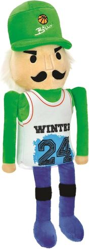 iscream + Corey Paige Designs Holiday Hoops Plush 8" Ballin' Basketball Embroidered Accent Pillow Buddy in Kuwait