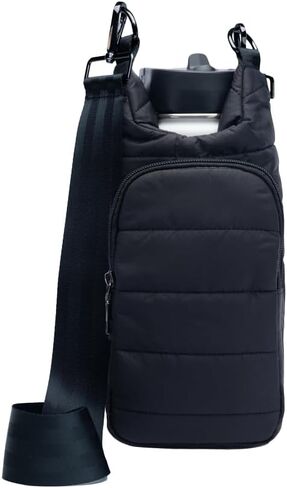 Original HydroBag | Quilted Water Bottle Holder with Strap | Tote Bottle Carrier Crossbody Bag with Pockets in Saudi Arabia