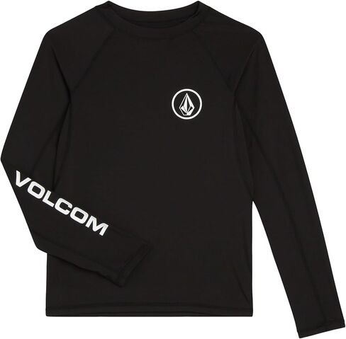 Volcom Boys Swim Shirt - UPF 50+ Long Sleeve Rash Guard for Boys - Quick Dry Kids Swimwear Sun Protection Swim Shirts in Saudi Arabia