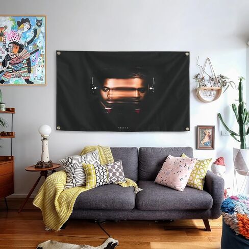 Generic Street Poets Hip Hop Nas Rapper Music Tapestry 3 × 5FT Hotels Homestay Study Union in Saudi Arabia