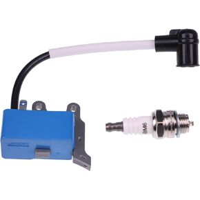 Ignition Coil A411001690 Compatible with Echo, Shindaiwa Trimmer, Brushcutter SRM-225, PAS-225, T235, GT225l, PE225, LE235, with Spark Plug L7T, Replaces A10070