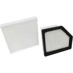 XQSMWF Air Filter and Cabin Filter Combo Set Compatible with Mitsubishi Outlander 2022-2024 Compatible with Nissan Rogue 2021-2023 Replace 16546-6RA0A 27277-6RC0A combo set air filter & cabin filter