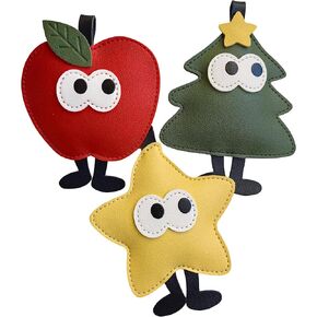 Bag Charms Cute Keychain Purse Charms Fashion PU Bag Accessories for Handbags Gifts for Women Girls Christmas