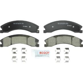 BOSCH BC1565A QuietCast Premium Ceramic Disc Brake Pad Set - Compatible with Select Nissan NV1500, NV2500, NV3500, Titan XD; REAR