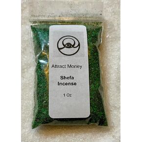 Shefa Incense. Money Drawing Incense, Created to Attract Wealth and Prosperity in to Your Life. 1 oz Bag
