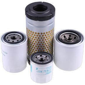JZGRDN New Maintenance Filter Kit Compatible with Kubota RTV500 (77700-02184 S/N 19025)