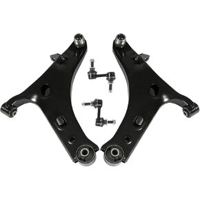 4PCS Front Lower Control Arm Fits 2014-2018 for Subaru Forester Suspension Kit w/Ball Joints, 2 Sway Bar End Links Replacement #K622856, K622857, K750084