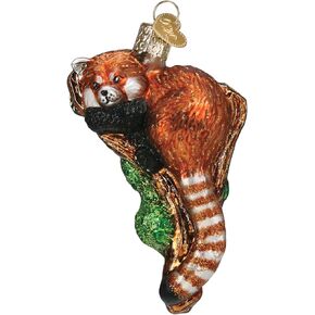 Old World Christmas Glass Blown Ornaments for Christmas Tree Panda Cub
