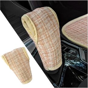 Mandark Car Gear Shift Knob Cover, Vehicle Stick Shifting Handle Protector, Anti-Slip Cute Automotive Interior Shifter Lever Decoration Accessories, Universal for SUV, Truck, RV and More（Pink）