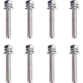 Engine Air Filter Box Cover Screw Bolt (8Pcs) Fit for 05-12 Honda Accord 09-14 Fit 09-15 Pilot 06-14 Acura TL TSX Replace 90091RAAA00 90091P36000 Air Cleaner Fastener