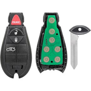Replacement Keyless Remote Control Smart Key Fob Ignition Alarm 433Mhz 4 Buttons Fit for Dodge Dart 13-16 M3N32297100 56046771AA