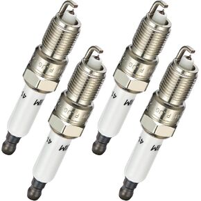 BDFHYK 93560 Platinum Iridium Spark Plugs Compatible with Porsche Cayenne Macan Panamera Audi A6 allroad A6 Quattro A7 Sportback A8 Quattro Q7 Q8 RS5 S4 S5 S5 Sportback S6 S7 SQ5 2.9L 3.0L V6 Set of 4