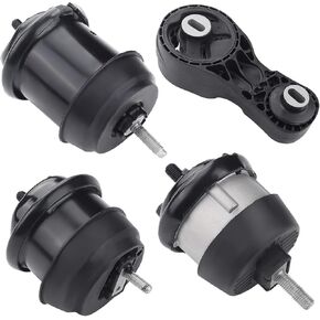 Engine Mount Set, Motor Mount & Transmission Mount, Compatible with 2009-2017 Buick Enclave, GMC Acadia, Chevy Traverse, Saturn Outlook 4PCS Replace # A5549HY A5548HY A5444 A5458HY