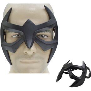 Adjustable Resin Masquerade Mask Men Theme Party Black Eye Patch for Adults Superhero Anime Cosplay Costume Halloween