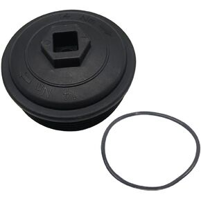 Fuel Filter Cap And Gasket For 2003-2010 Ford E350 E450 F250 F350 F450 F550 Super Duty E350 Club Wagon Excursion F650 F750 For 2005-2008 International CF500 CF600 904-209 6.0L V8