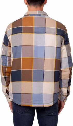 Timberland Men's Sherpa Lined Plaid Overshirt in Saudi Arabia