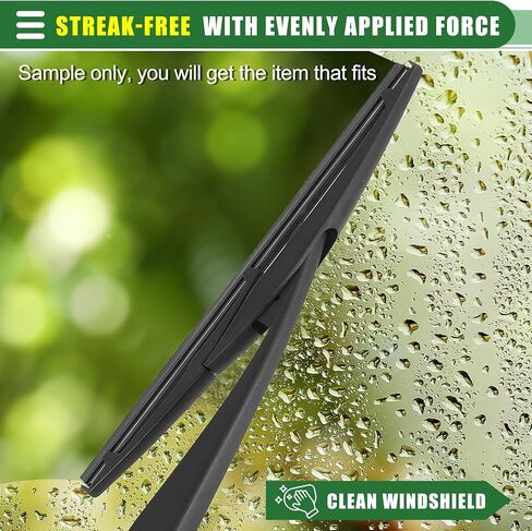 Motoforti Rear Windshield Wiper Assembly Replacement for Mitsubishi Outlander Sport 2010-2021 All-Season Back Windscreen Wiper Blade Arm Towel Kit in Saudi Arabia