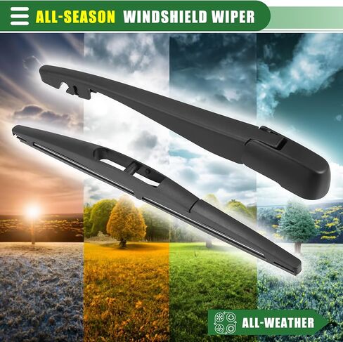 Motoforti Rear Windshield Wiper Assembly Replacement for Mitsubishi Outlander Sport 2010-2021 All-Season Back Windscreen Wiper Blade Arm Towel Kit in Saudi Arabia