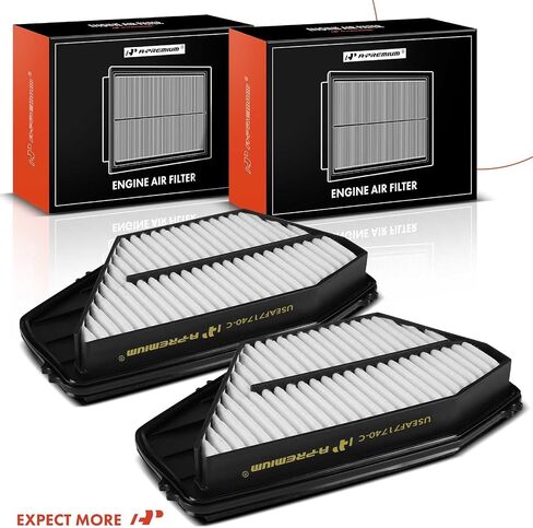 فلتر هواء محرك A-Premium 2-PC متوافق مع Honda Accord 1994-1997 2.2L، Odyssey 1995-1998 & Acura CL 1997-1997 2.2L، CL 1998-1999 2.3L & Isuzu Oasis 1996-1999، استبدال# 17220P0AA00، 5862022550 in Saudi Arabia
