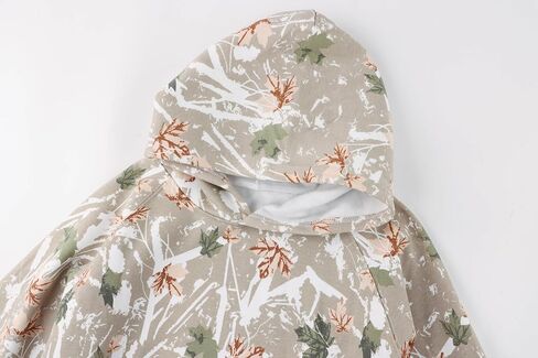 Womens Camo Hoodies Maple Leaf Print Oversized Hooded Sweatshirt Long Sleeve Camouflage Graphic Pullover Sweatshirt in Saudi Arabia