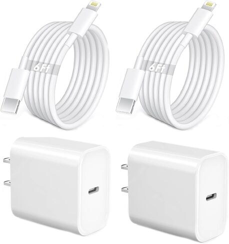 iPhone 16 15 Fast Charger,Type C Charger USB C Charger 20w Power Adapter Fast Charging Block Charger with 2 Pack 3FT C Cable for iPhone 16/16 Pro/15/15 Plus/15 Pro/15 Pro Max/iPad Pro 12.9/iPad Pro 11 in Kuwait