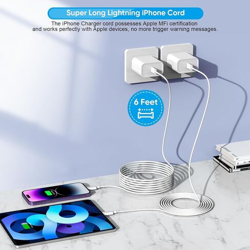 iPhone 16 15 Fast Charger,Type C Charger USB C Charger 20w Power Adapter Fast Charging Block Charger with 2 Pack 3FT C Cable for iPhone 16/16 Pro/15/15 Plus/15 Pro/15 Pro Max/iPad Pro 12.9/iPad Pro 11 in Kuwait