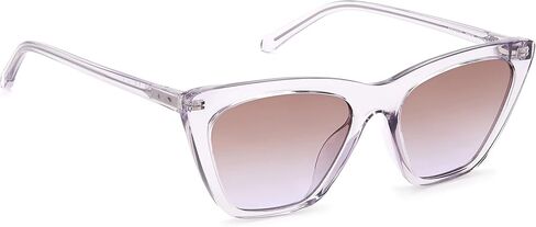 نظارة شمسية نسائية من Fossil طراز FOS 3121/S عين القطة، رمادي كريستالي/بني بنفسجي مظلل، 54 مم، 18 مم in Kuwait