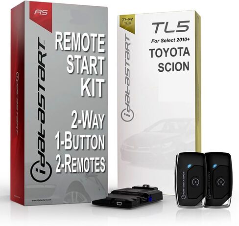 iDataStart Remote Starter KIT for Select Toyota/Scion Vehicles 2010+ w/3000ft Range (2-Way, 1-Button, 2-Remotes) in Kuwait