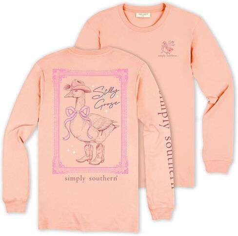 Simply Southern Silly Goose - Country - Adult Long Sleeve in Kuwait