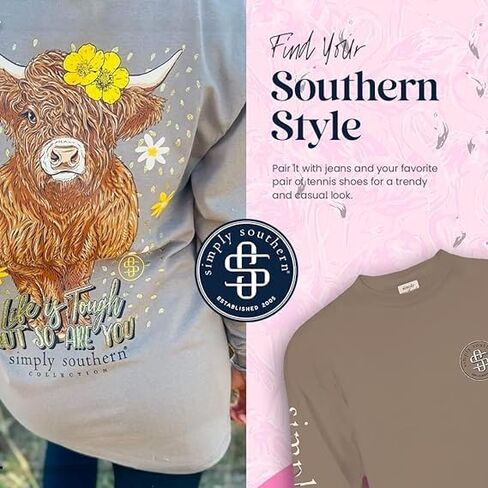 Simply Southern Silly Goose - Country - Adult Long Sleeve in Kuwait