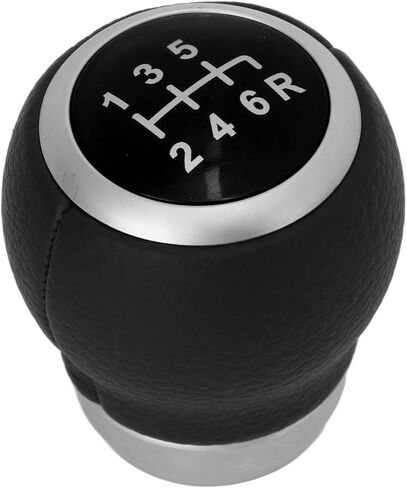 Aramox Shifter Knob 6 Speed Gear Shift Knob Manual Artificial Leather Replacement for Subaru (Black) in Saudi Arabia
