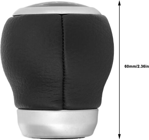 Aramox Shifter Knob 6 Speed Gear Shift Knob Manual Artificial Leather Replacement for Subaru (Black) in Saudi Arabia