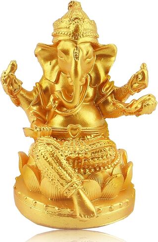 ALIBBON Feng Shui Decor ثروة الحظ الحلي تمثال سلحفاة ذهبية صغيرة لجذب الثروة ديكور المنزل والمكتب والسيارة سلحفاة على المال هدية الترحيب بالمنزل فنغ شوي ديكورات حديثة in Kuwait